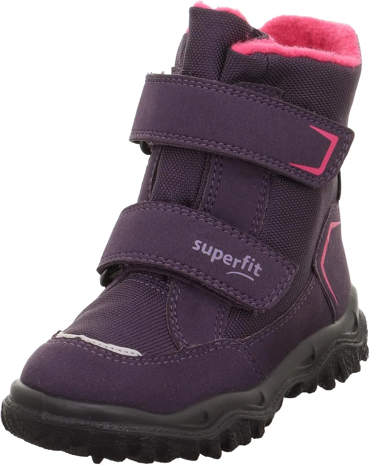 Детские зимние ботинки для мальчиков с утеплителем Snow Superfit, Lila Pink