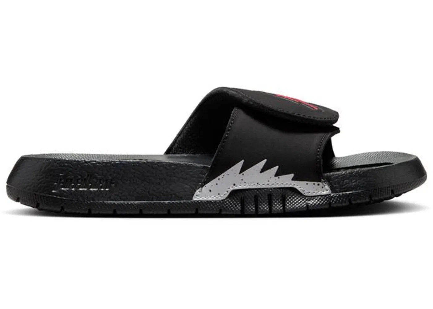 Детские сланцы Jordan Hydro 5 Retro Slide Jordan, Black/Silver/Fire Red
