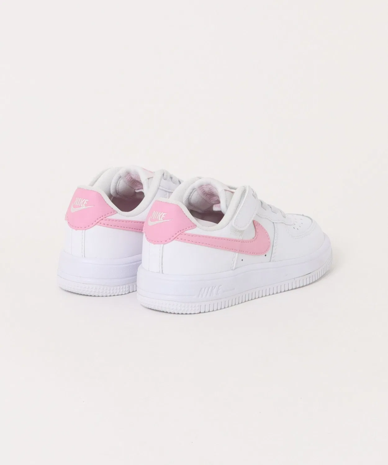 Детские кроссовки с липучкой Force 1 Low EasyOn PS NIKE, White — фото 2