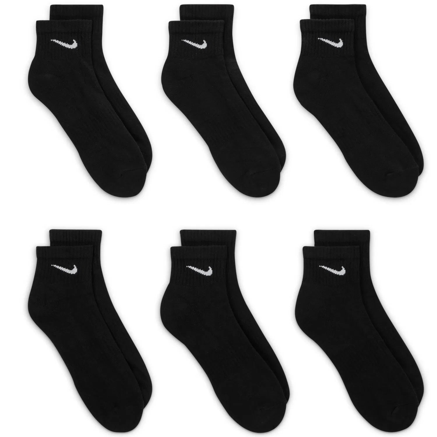 Мужские функциональные носки с поддержкой стопы Nike, Black — фото 4