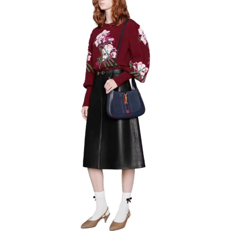 Свитер GUCCI Женский, Премиальное качество, Темно-красный — фото 3