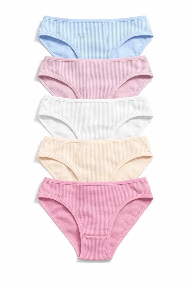 Детские трусы для девочек 5 шт хлопковые Nicoletta, Multicolor — фото 2