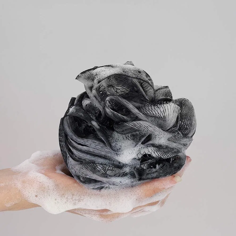 Мочалка для душа Mesh Loofah AKAZI, набор 3 шт