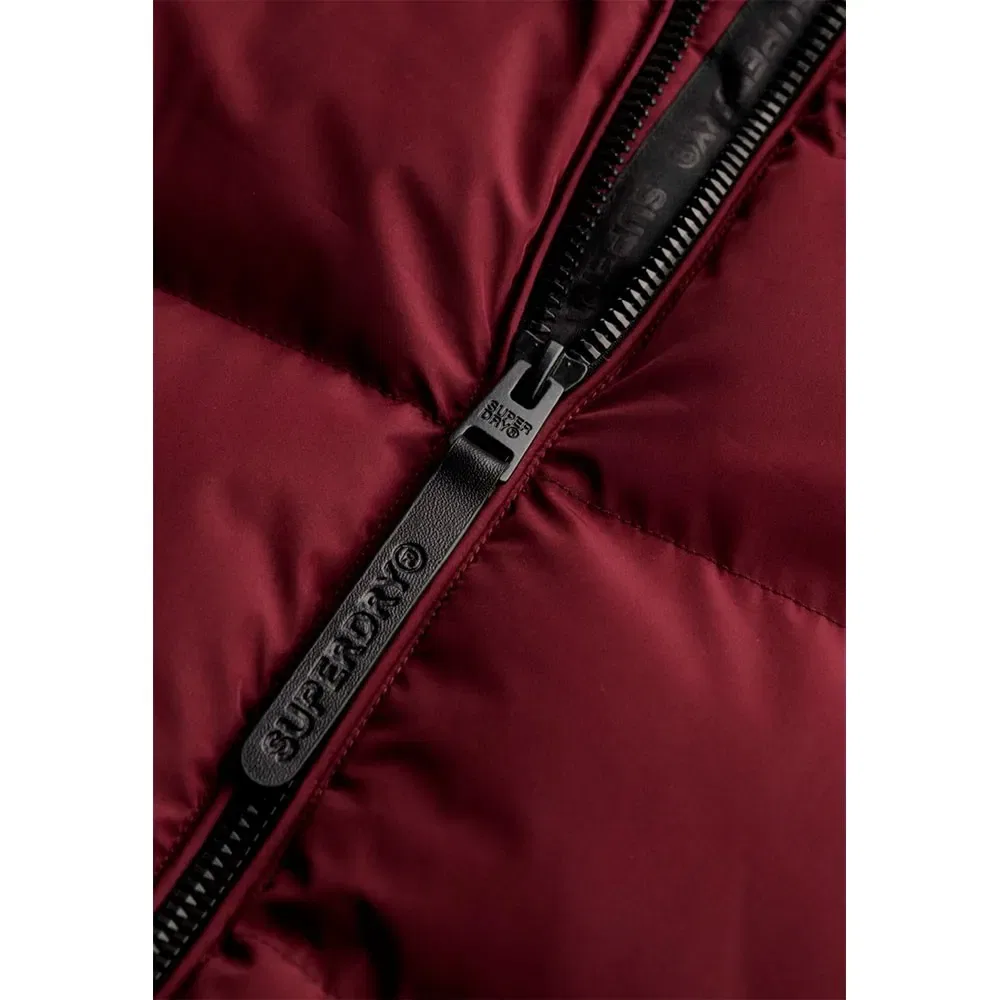 Женский утепленный спортивный пуховик Superdry, Red — фото 4