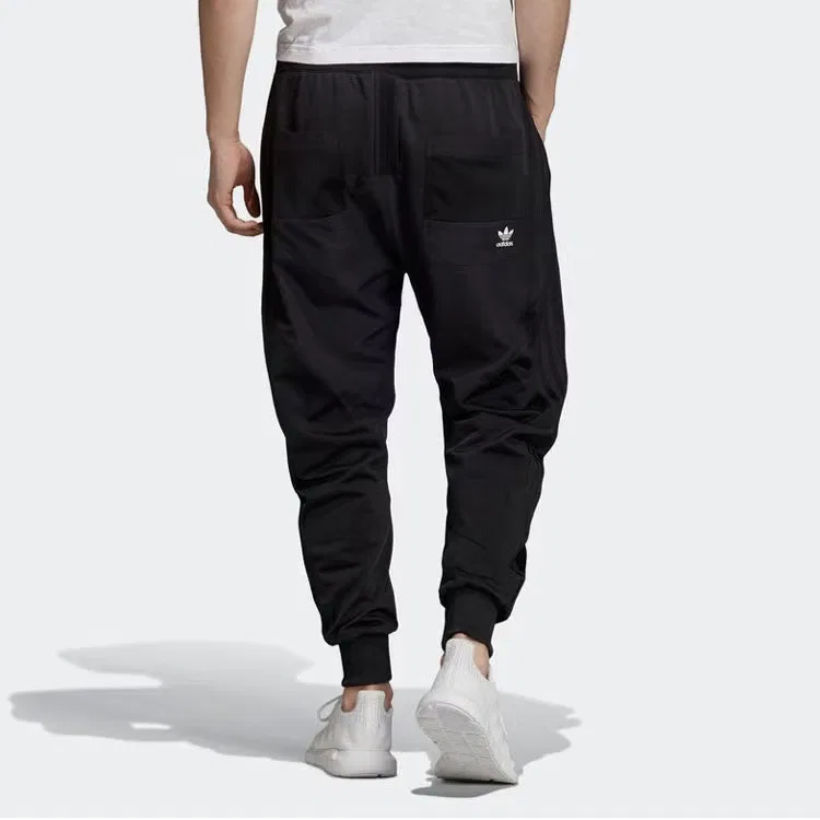 Штаны спортивные с логотипом Adidas, черный — фото 3