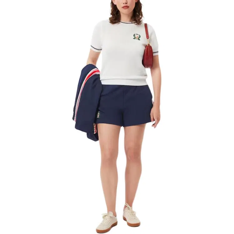 Шорты LACOSTE HCF/Stone Black Green — фото 4