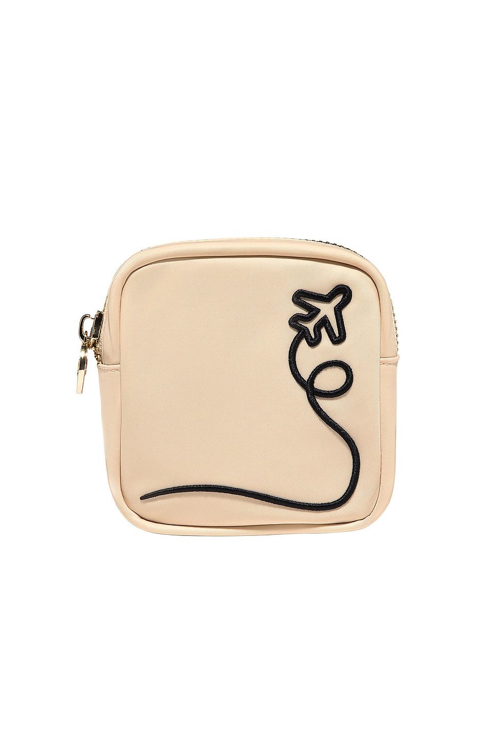 

Мини-кошелёк с вышивкой в виде самолёта Stoney Clover Lane, sand