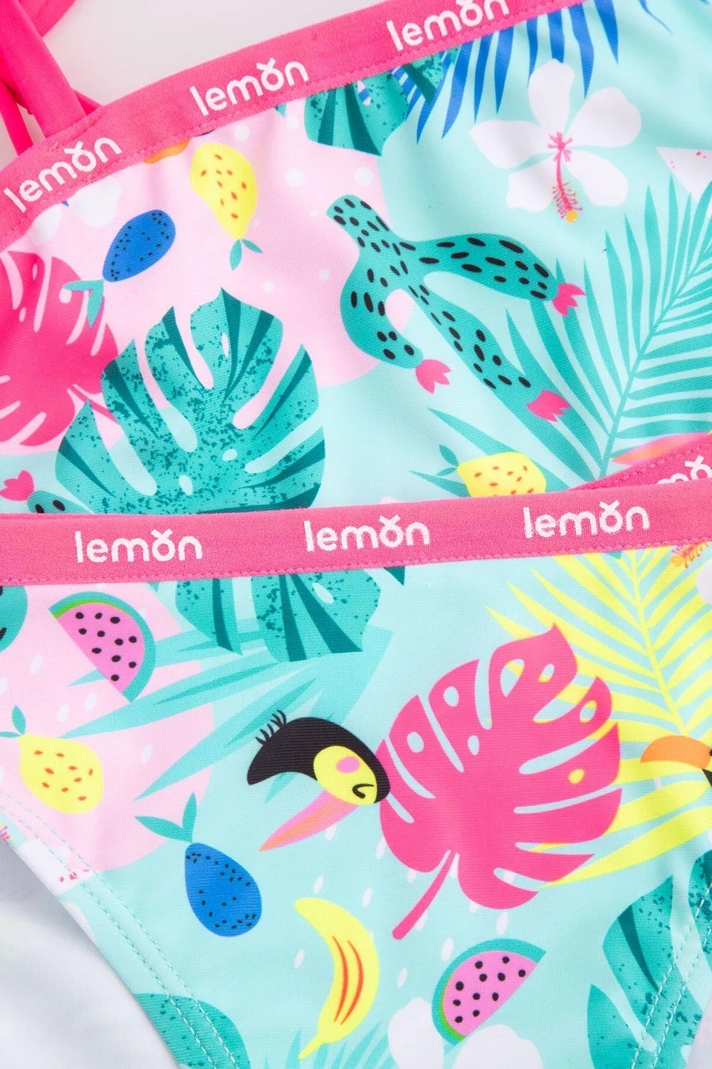 Детский раздельный купальник для девочек Surfen WL6 Lemon Explore, Bunt — фото 4