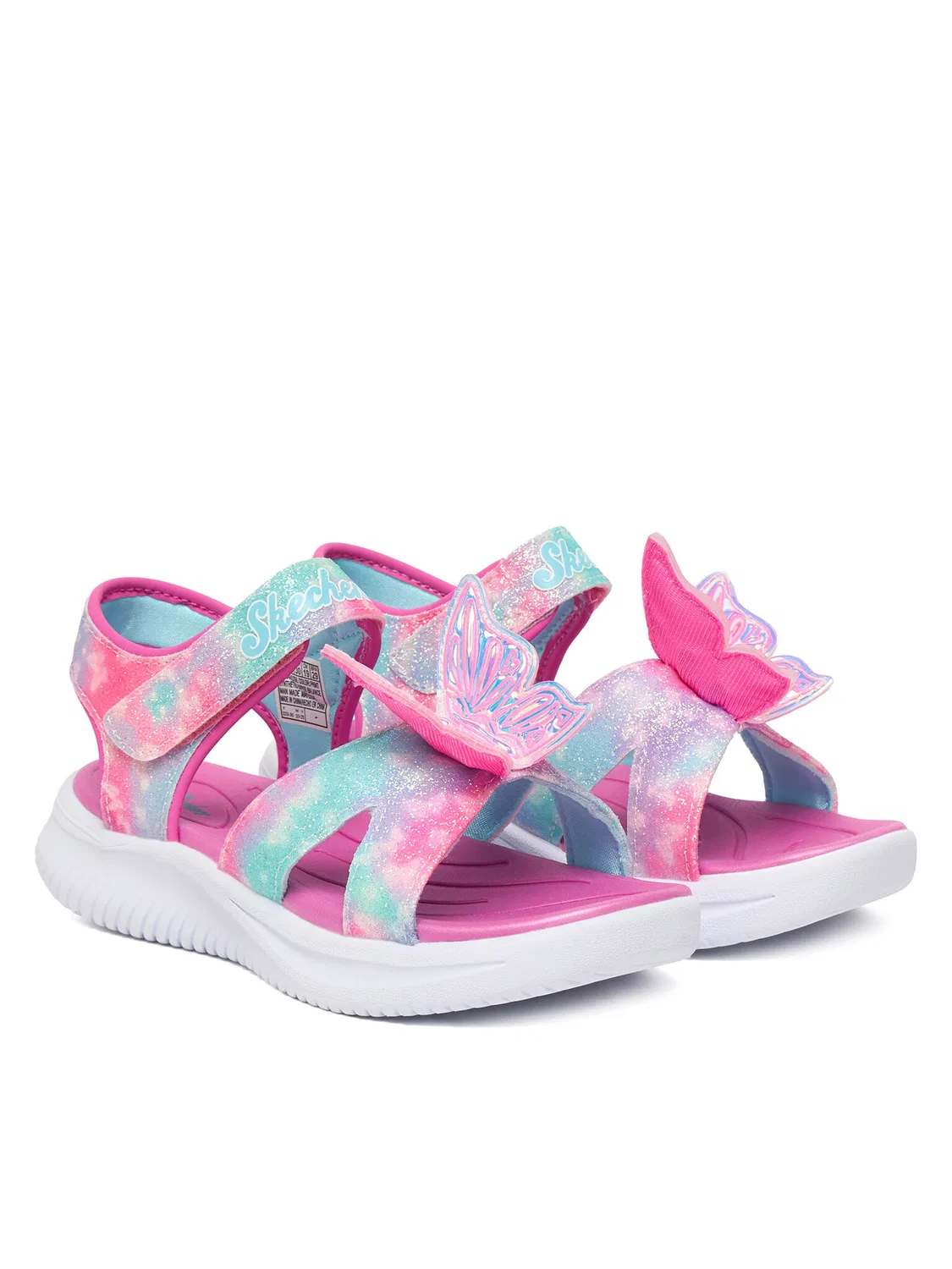 Сандалии для девочки Jumpsters Sandal Butterfly Brites Skechers, розовый — фото 2