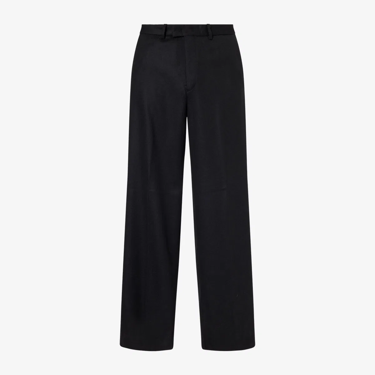 Классические брюки прямого кроя из натуральной шерсти и кашемира Emporio Armani, черный