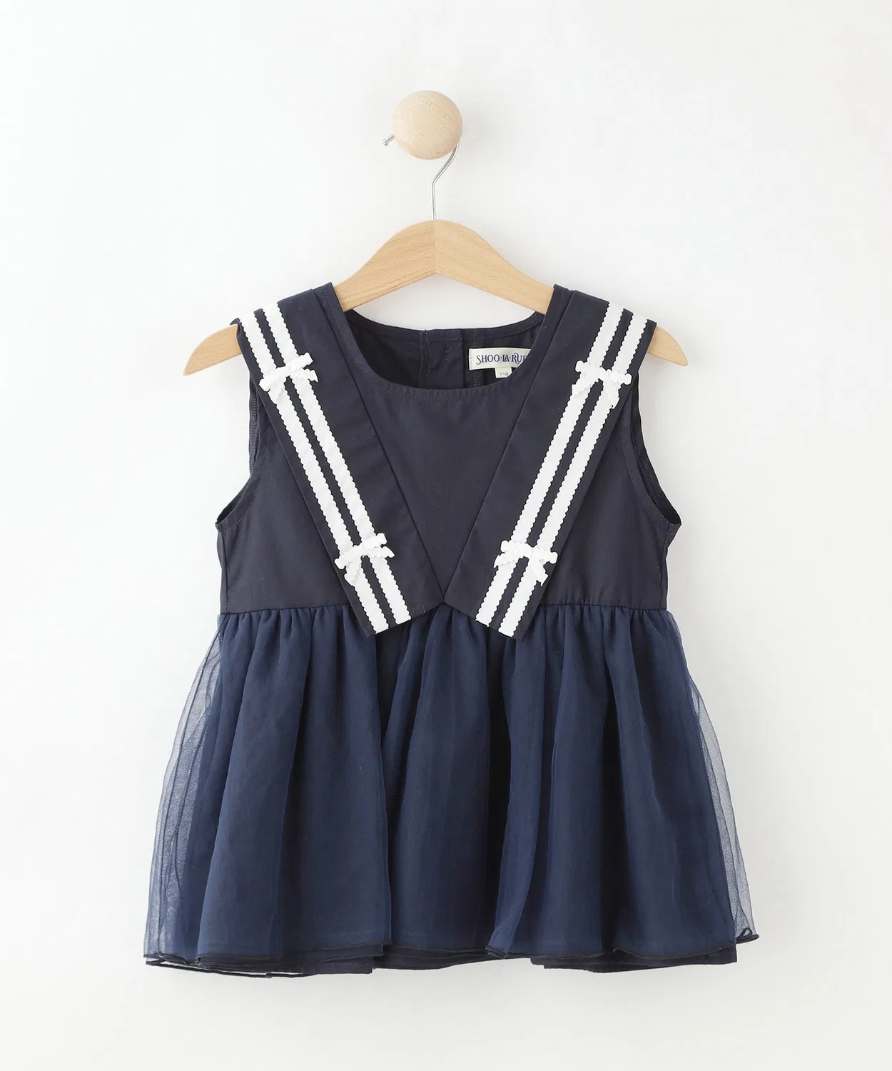 Детская блузка с длинным рукавомSailor Shirt SHOO・LA・RUE, Navy