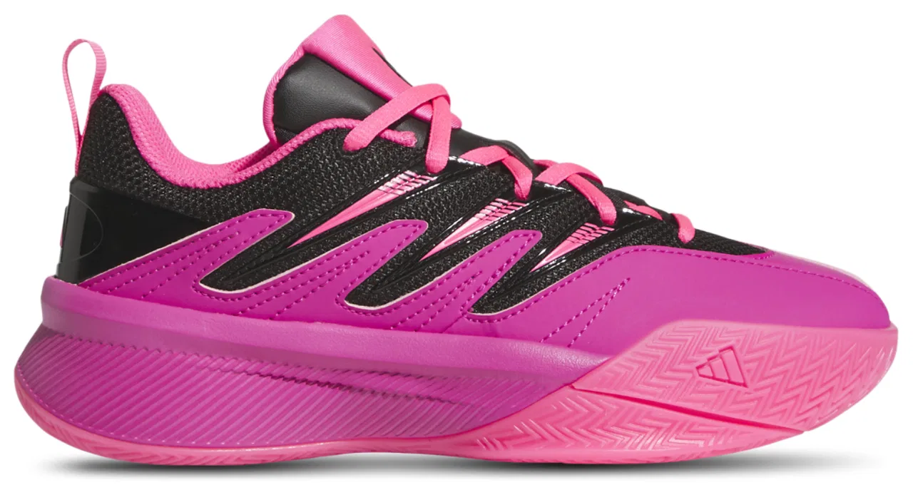 Кроссовки для мальчиков Dame Certified 3 Adidas, цвет Black/Lucid Fuchsia/Lucid Pink