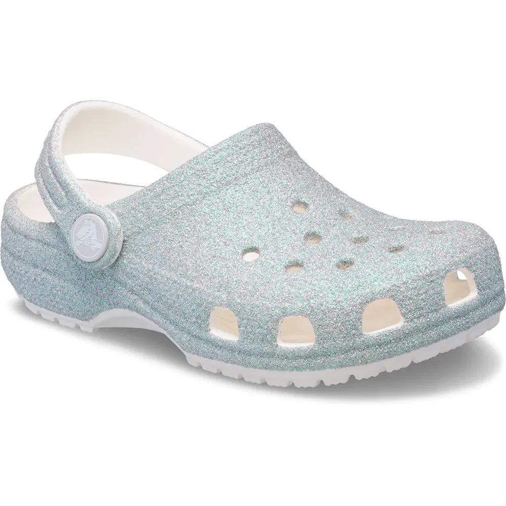 Комбинезон с блестками Classic Iridescent Glitter Crocs, синий
