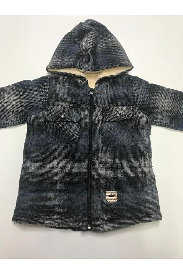 Детский кардиган с капюшоном Boys' Sweatshirt Cardigan Baby Slon Kids Clup, Indigo — фото 2