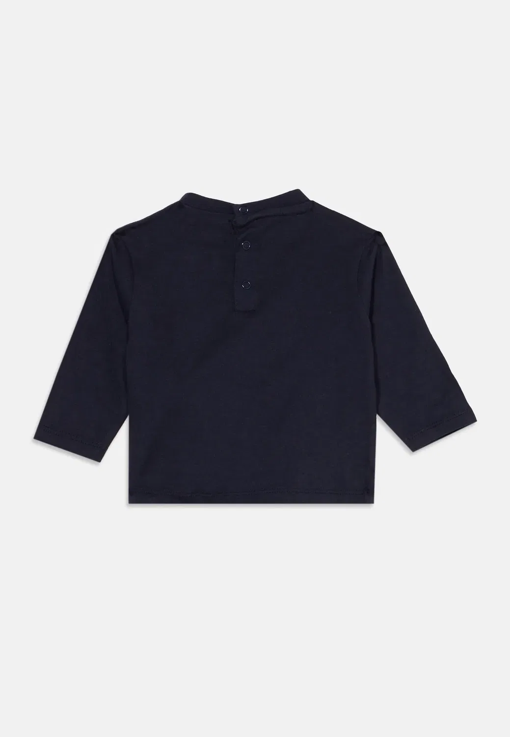 Футболка унисекс с логотипом, с длинными рукавами Guess, Smart Blue — фото 2