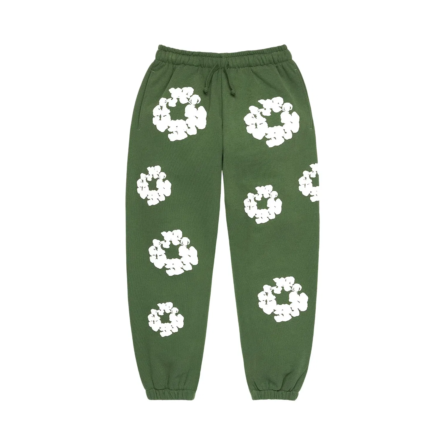 Спортивные штаны Denim Tears Cotton Wreath, зеленый