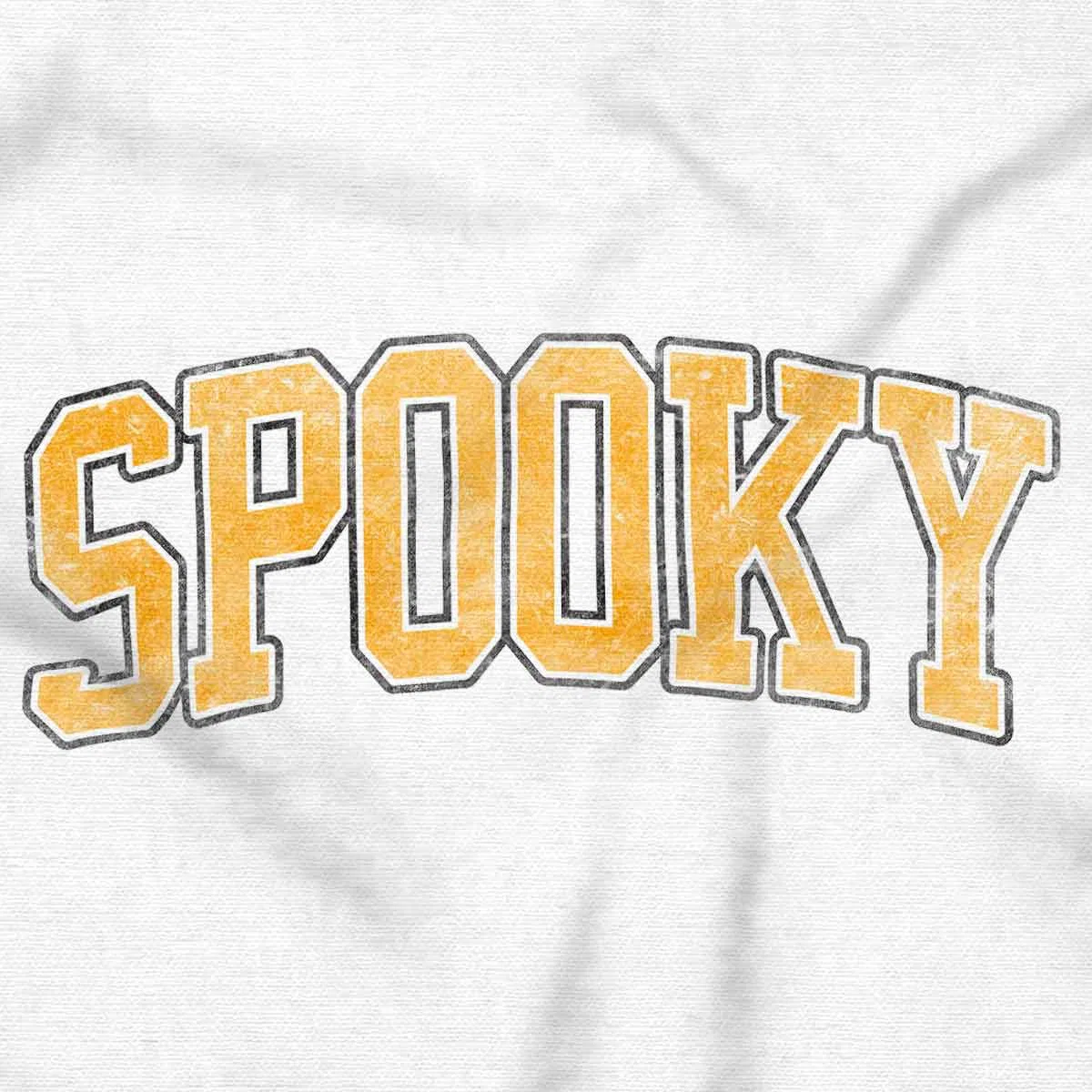 Детский боди-комбинезон с принтом Minimalist Halloween University Brisco Brands, White — фото 2