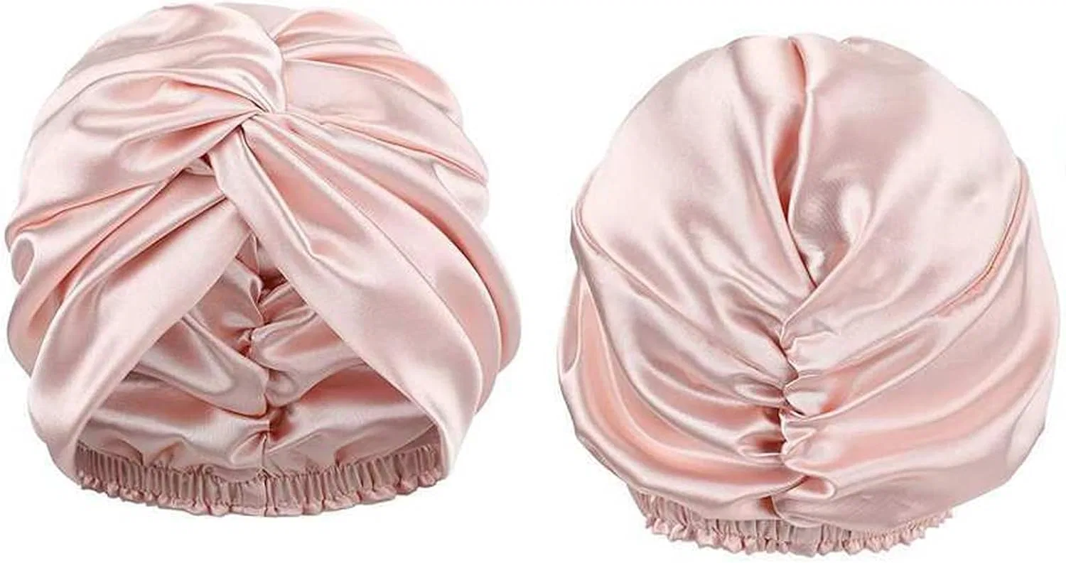 Шелковый чепчик для сна, Mulberry Silk 22 Momme, LZDGCC, 1 шт., Nude