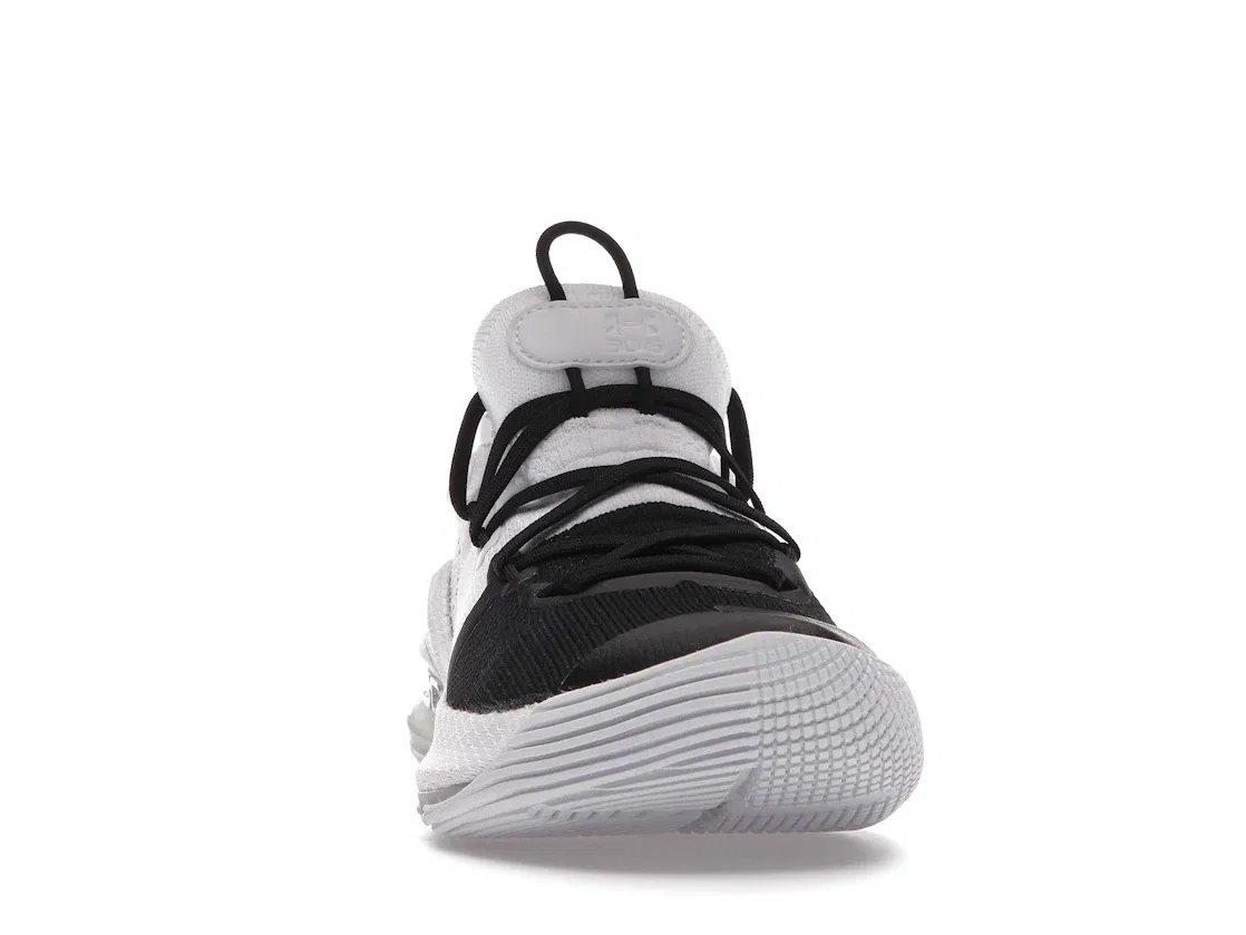 Детские кроссовки для мальчиков с принтом Under Armour Curry 6 Under Armour, White/Black — фото 2