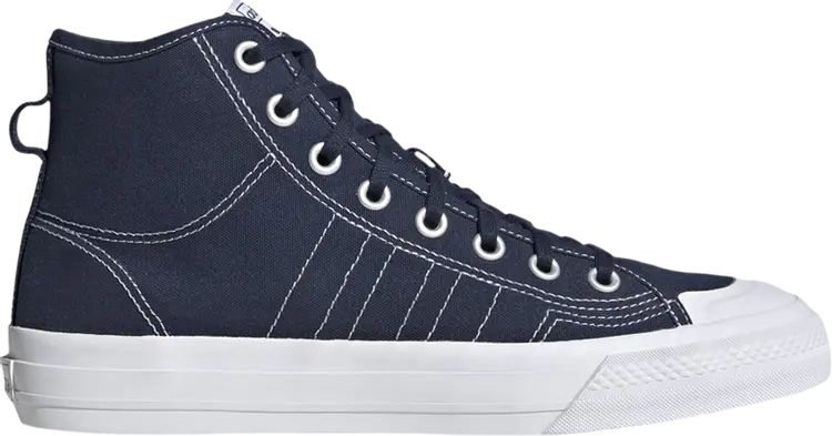 

Кроссовки Adidas Nizza High RF 'Night Indigo', синий, Синий;серый, Кроссовки Adidas Nizza High RF 'Night Indigo', синий