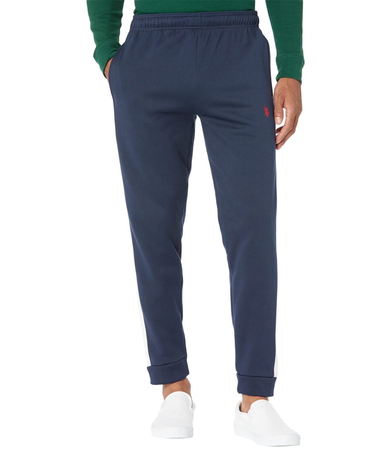

Джогггеры U.S. POLO ASSN., Side Stripe Joggers, Серый, Джогггеры U.S. POLO ASSN., Side Stripe Joggers
