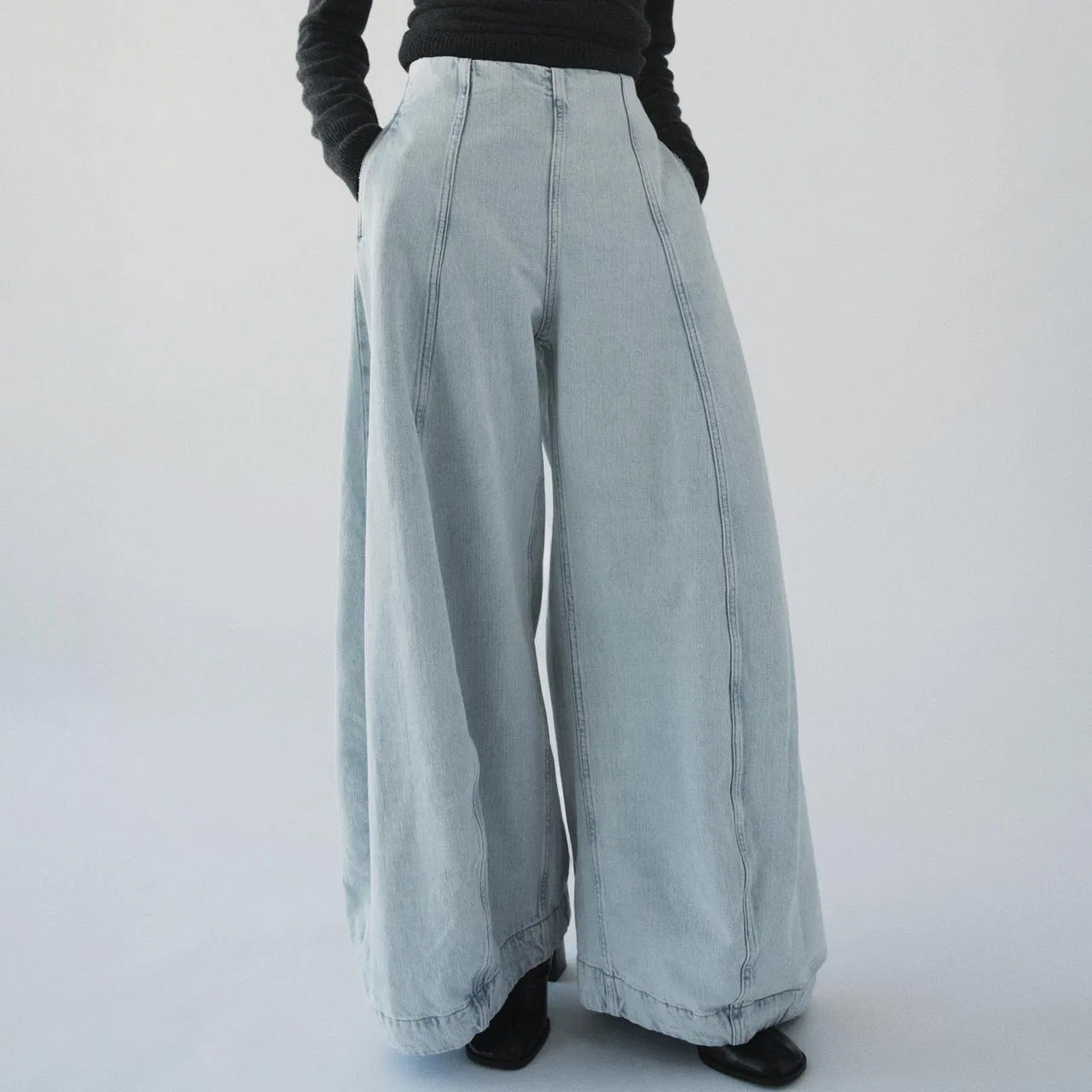 Женские джинсы ZW Jeans ZARA, Light Blue — фото 4