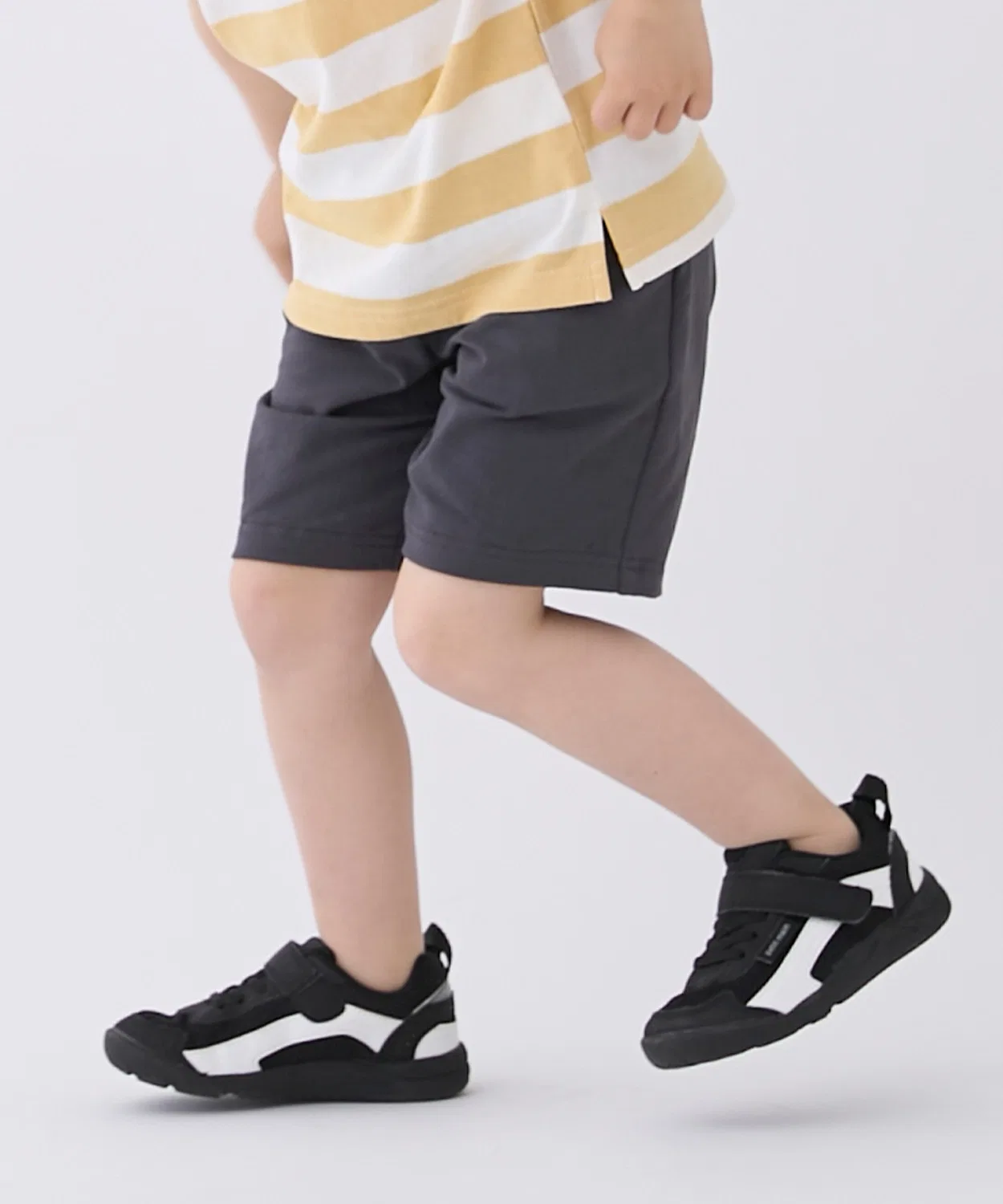 Детские шорты для мальчиков с принтом, модель BOYSショーパン, petit main, Light Green — фото 3