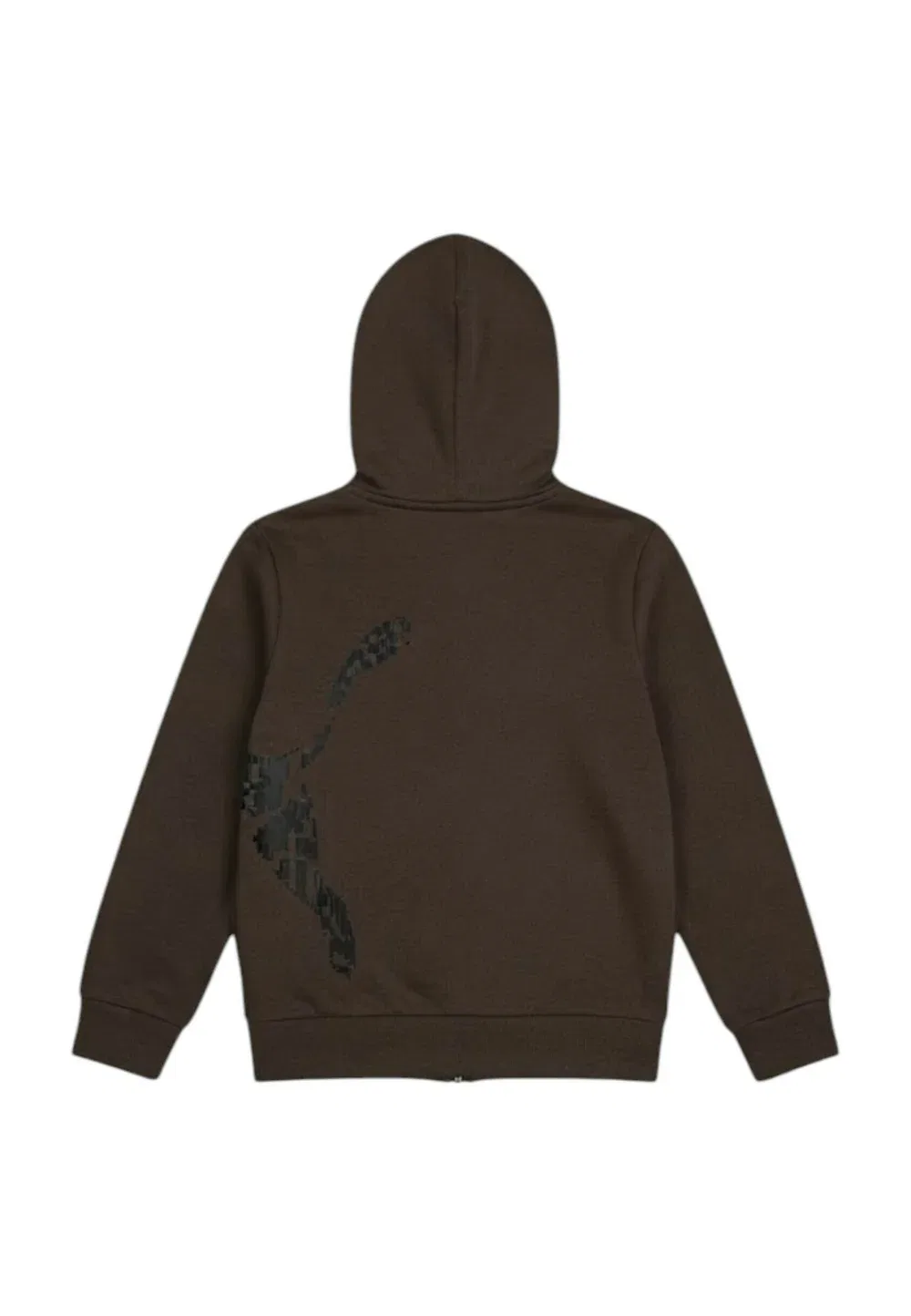 Felpa zip cappuccio ess grap полная молния ho col 33 - толстовка на молнии Puma, Brown — фото 3