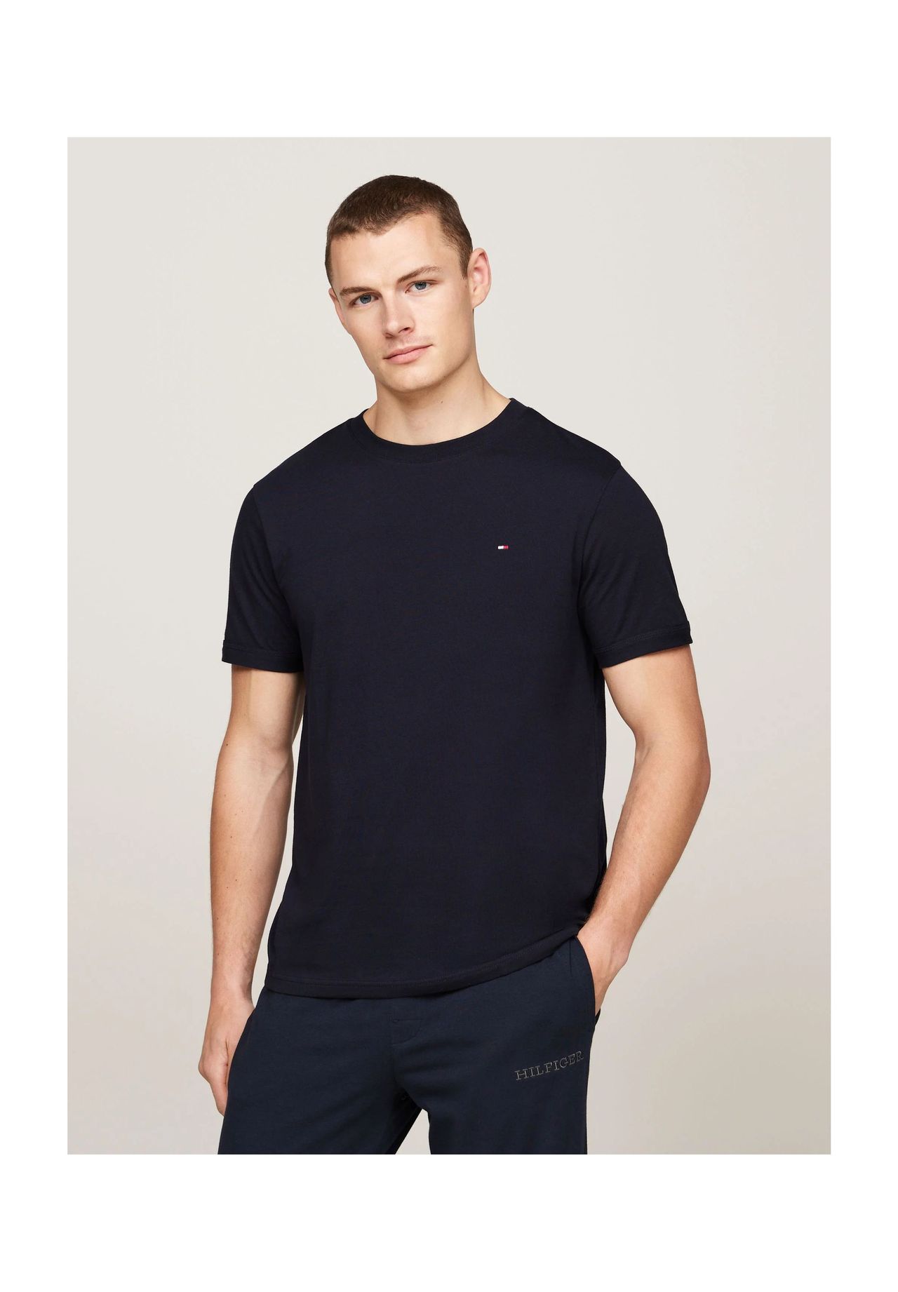 

Мужская пижама с вышивкой логотипа Essentials TOMMY HILFIGER, цвет Dw5 Blue