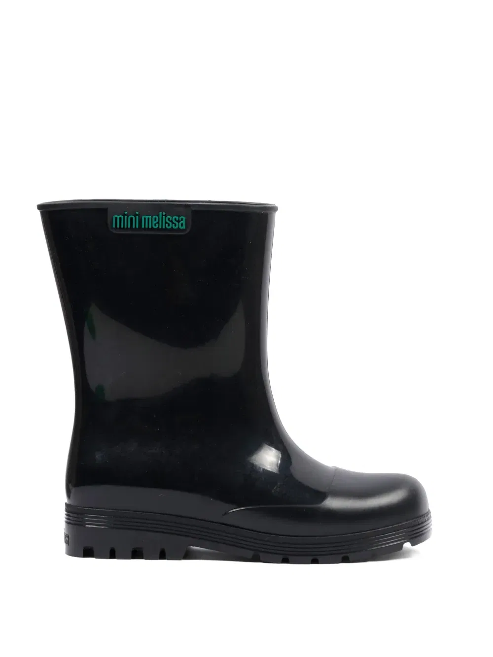 Глянцевые резиновые сапоги Welly Mini Melissa, черный — фото 2