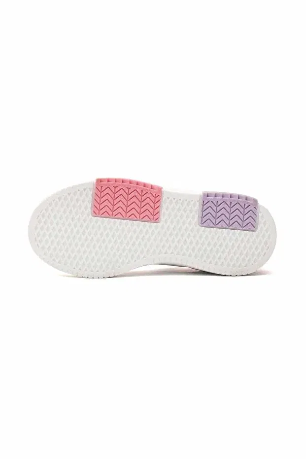 Детские туфли для девочек хлопковые Hummel, White/Pink — фото 3