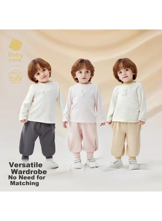 Штаны детские однотонные Babycare, белый — фото 2