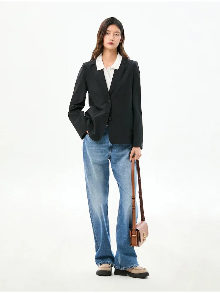 Жакет легкий однобортный TOMMY HILFIGER, Black — фото 2