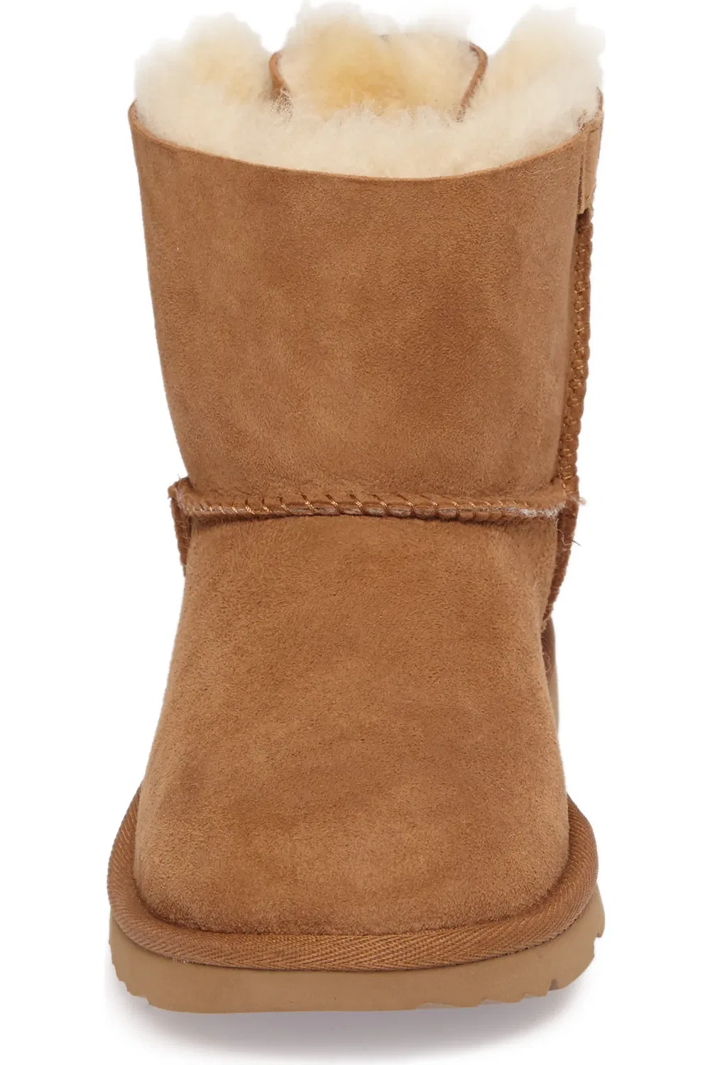 Детские ботинки водонепроницаемые с бантом Mini Bailey Bow II UGG, Chestnut — фото 4