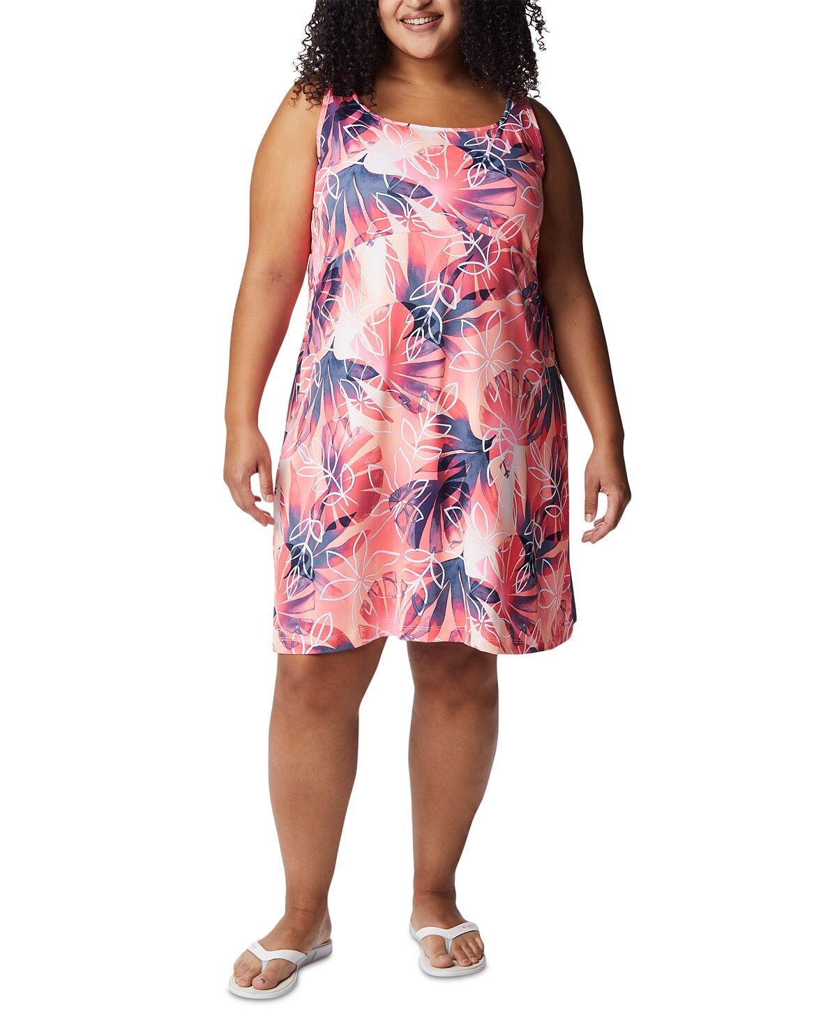 

Платье pfg plus size с активным принтом freezer iii Columbia, мульти