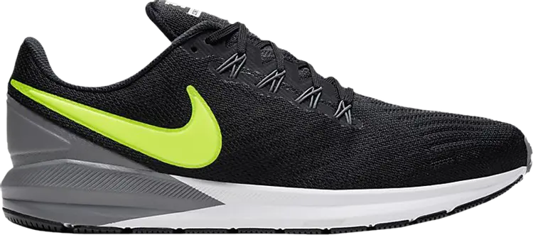 

Лимитированные кроссовки Nike Air Zoom Structure 22 'Black Volt', черный