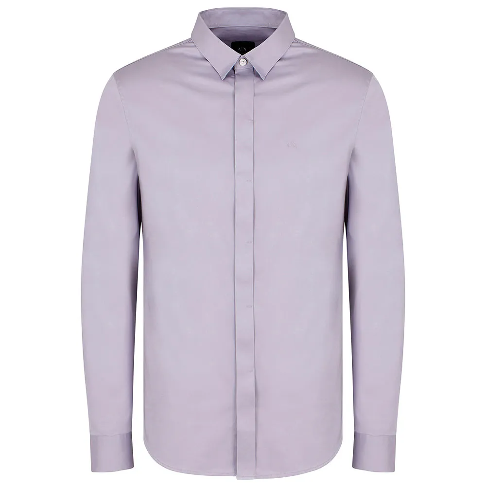 

Рубашка Armani Exchange 8NZCBD_ZN10Z, фиолетовый