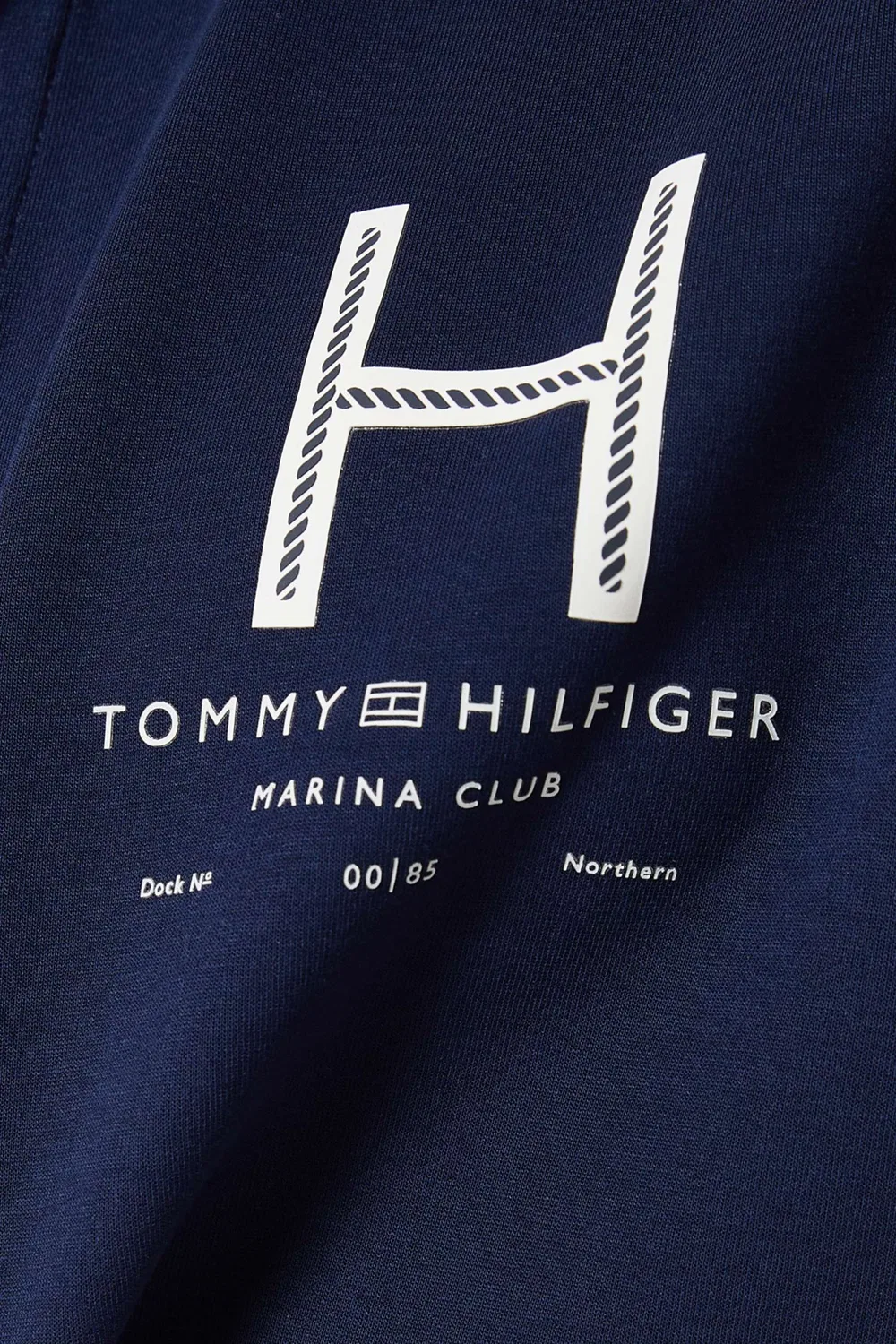Футболка с принтом Colour-Blocked Rugby Tommy Hilfiger — фото 4