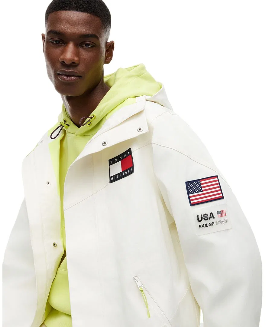 Ветровка мужская Tommy Hilfiger, Ecru — фото 3