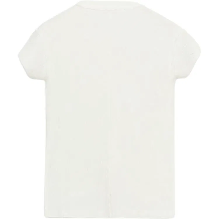 Женский свитер с круглым вырезом Raw White ZARA — фото 3
