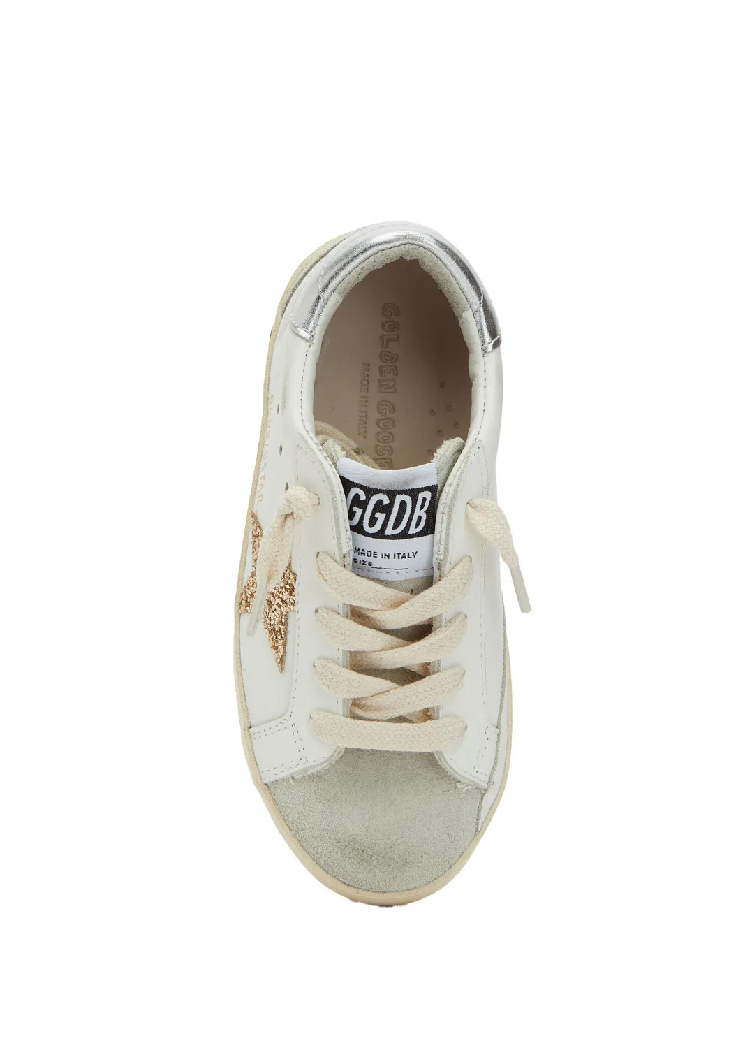 Кроссовки детские Golden Goose Superstar, многоцветный белый — фото 4