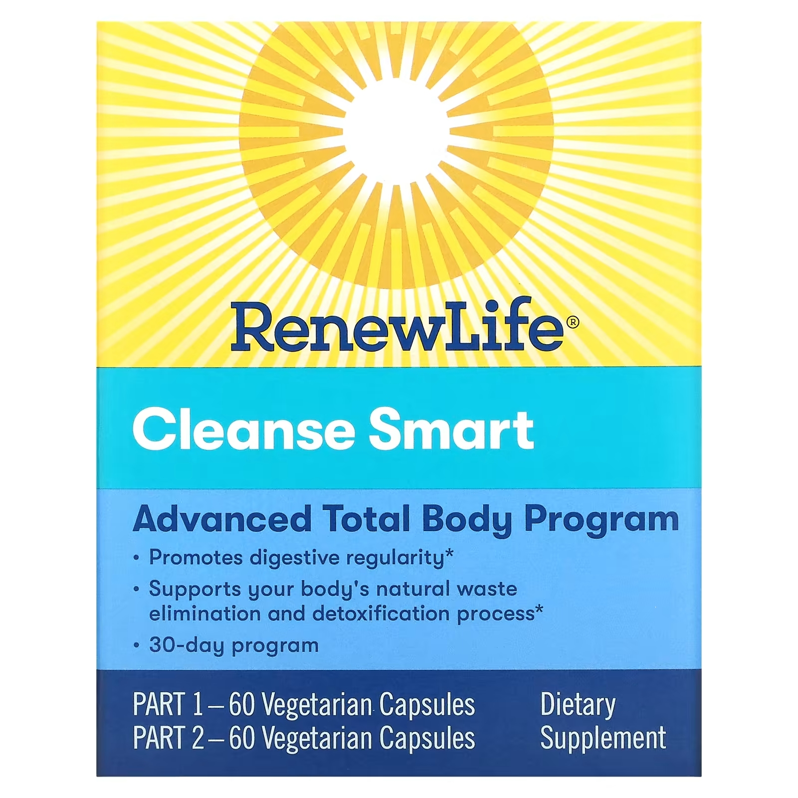 Renew Life Advanced Cleanse Smart 2 флакона, 120 капсул - фото