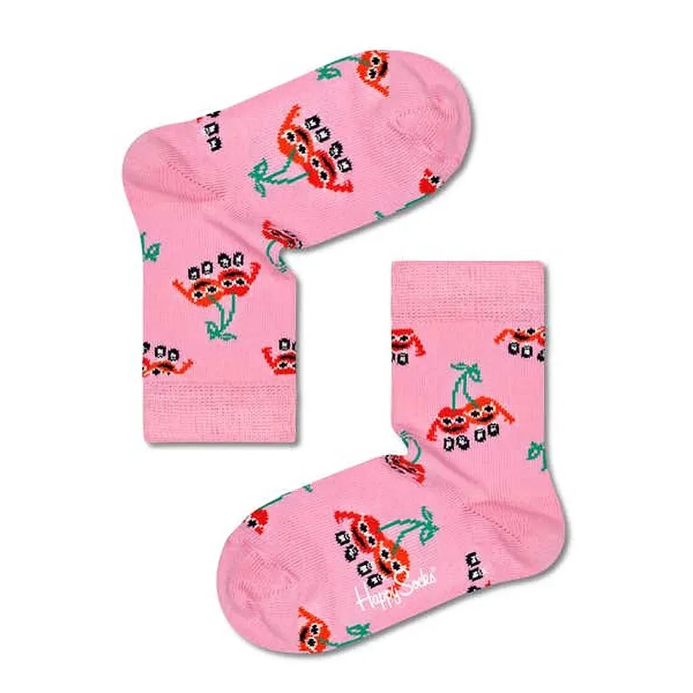 Носки Cherry Mates Happy Socks, розовый