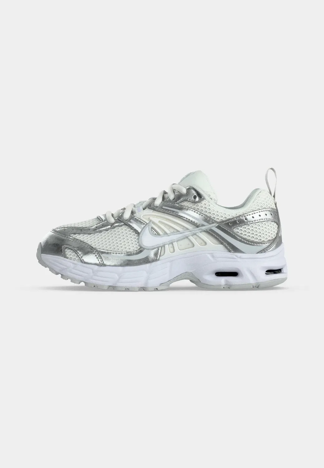 Кроссовки Air Max Moto 2K Lace унисекс Nike Sportswear, White/Pure Platinum-Coloured/Metallic Silver-Coloured — фото 2