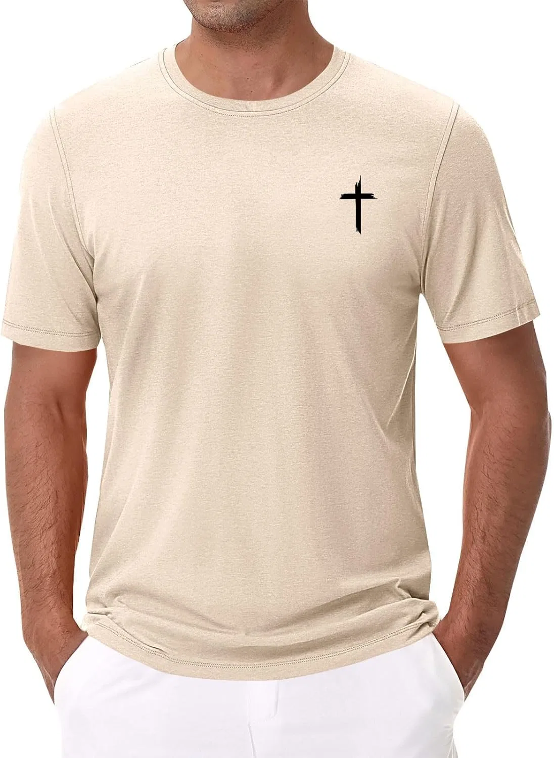 Мужская футболка с принтом пальм Graphic Tees, Khaki