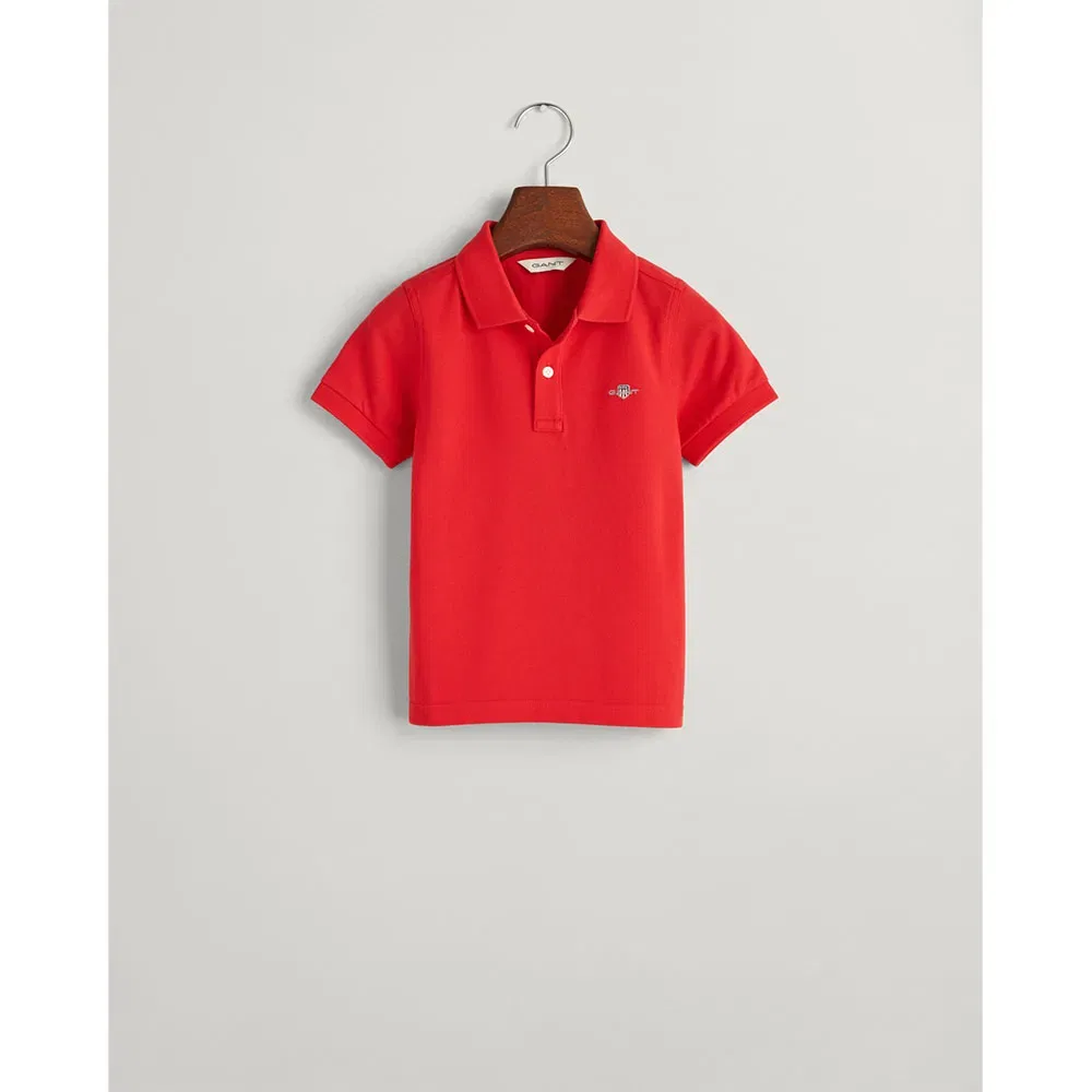 Рубашка с коротким рукавом Gant, красный