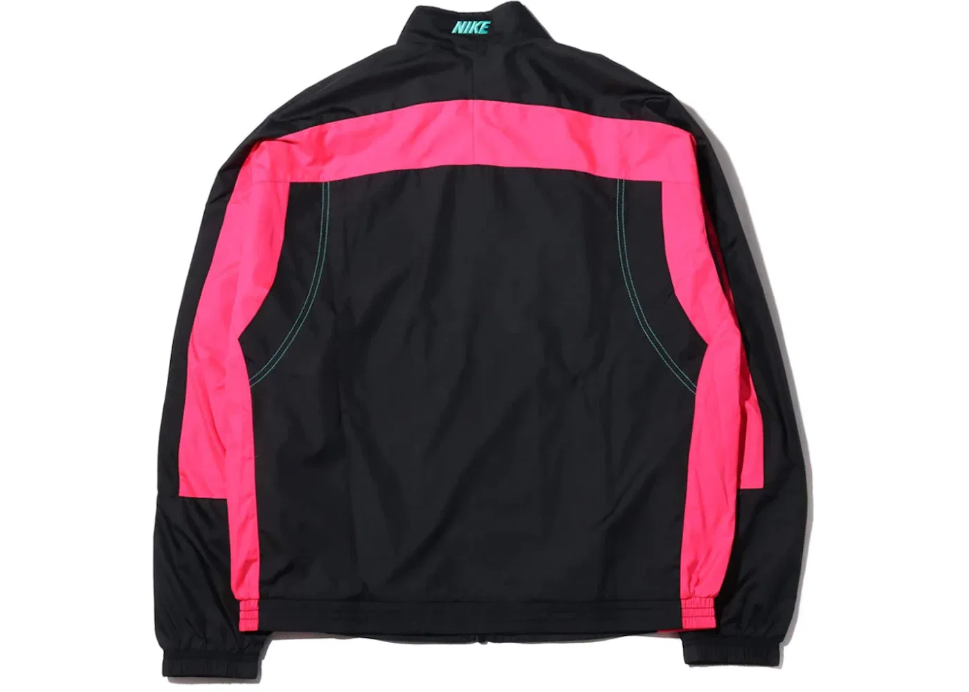 Мужская куртка с принтом Track Jacket Nike, Black/Hyper Pink/Hyper Jade — фото 2