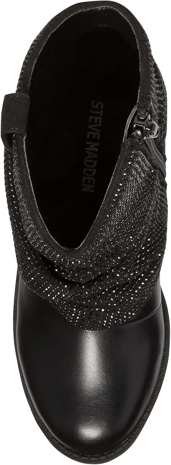 Детские ботинки для девочек Lassy Steve Madden, Black — фото 2