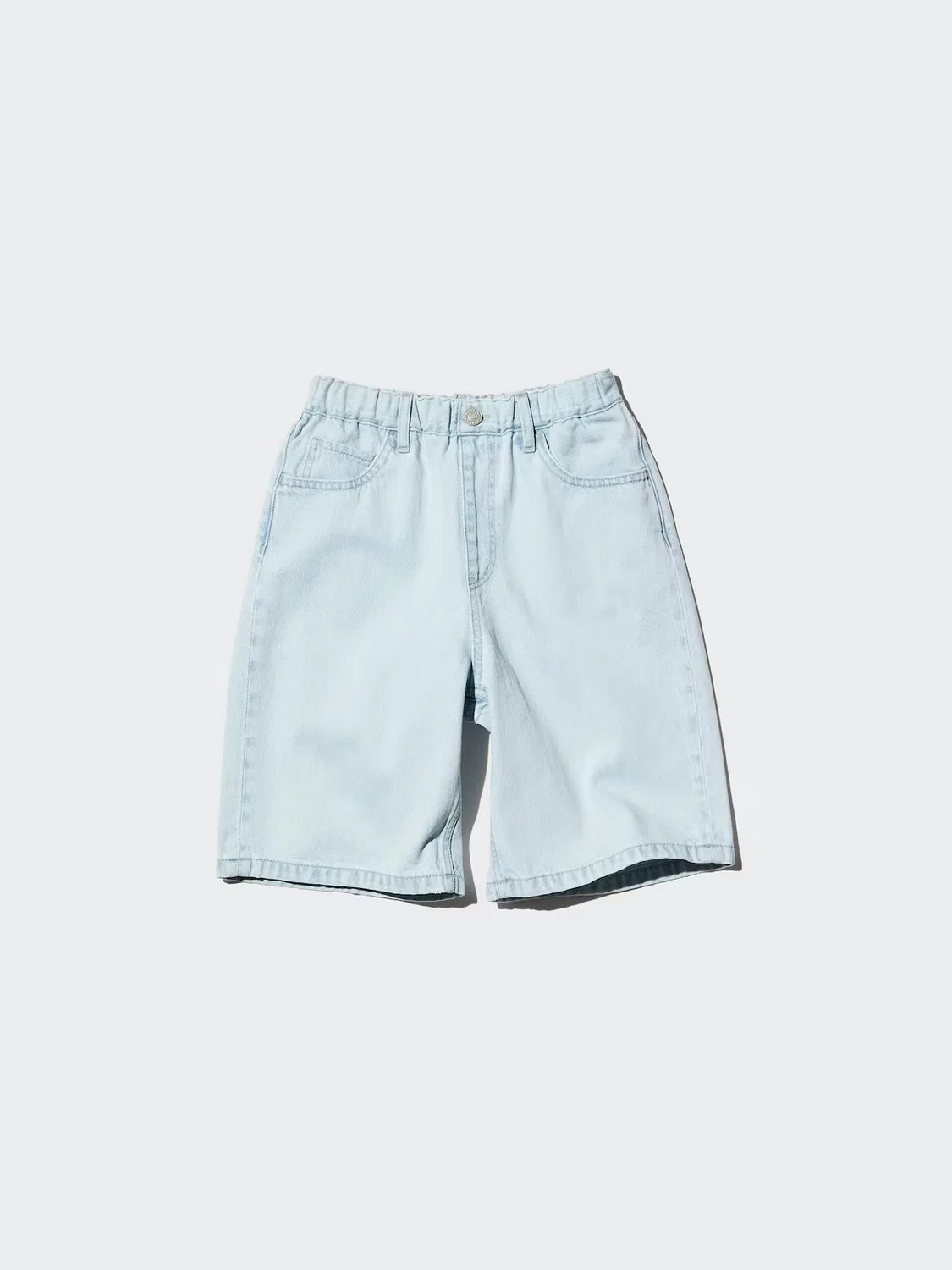 Шорты Uniqlo, детские, мешковатые, синий — фото 4
