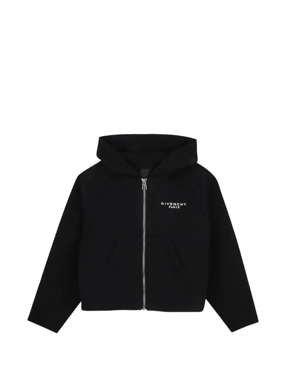 Толстовка на молнии с логотипом Givenchy Kids, черный